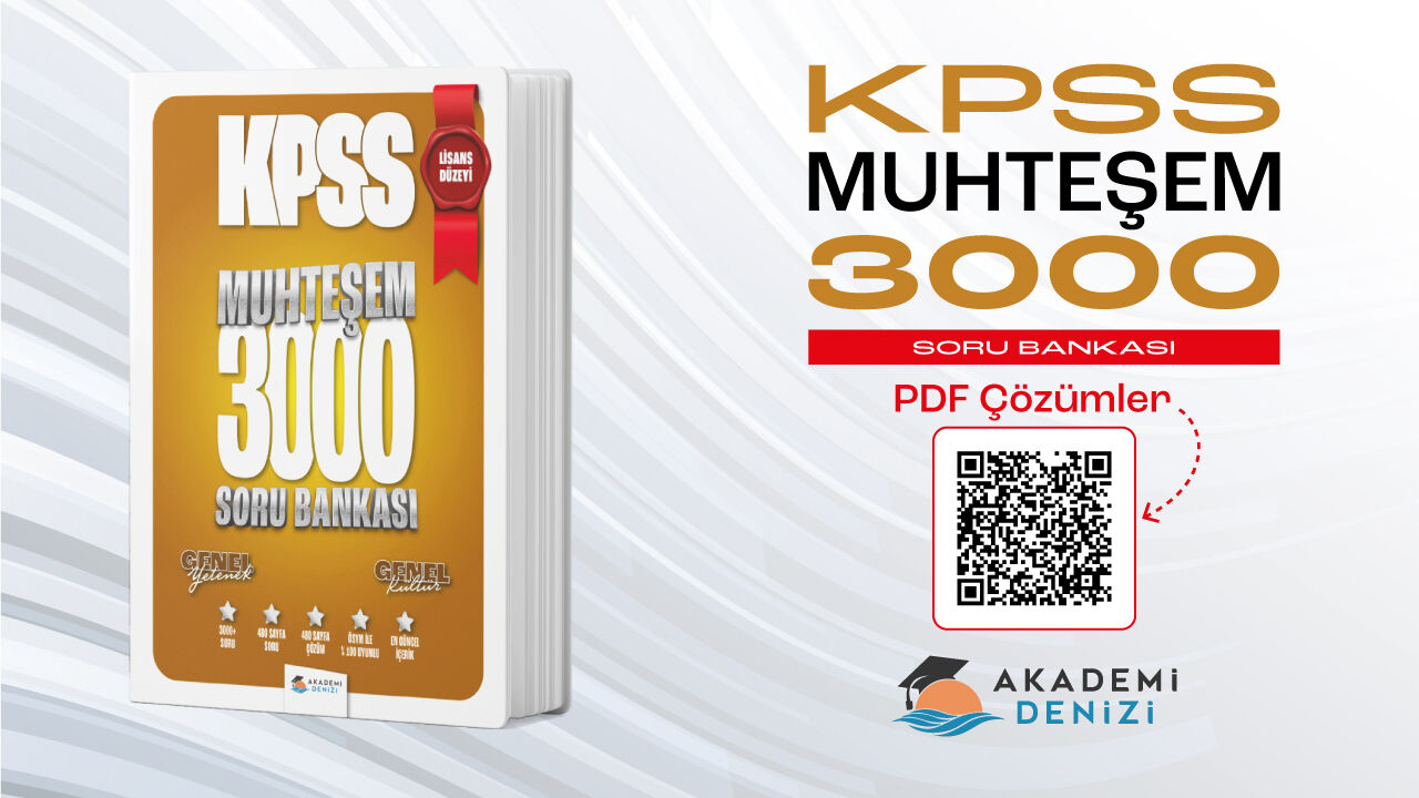 KPSS Muhteşem 3000 Soru Bankası