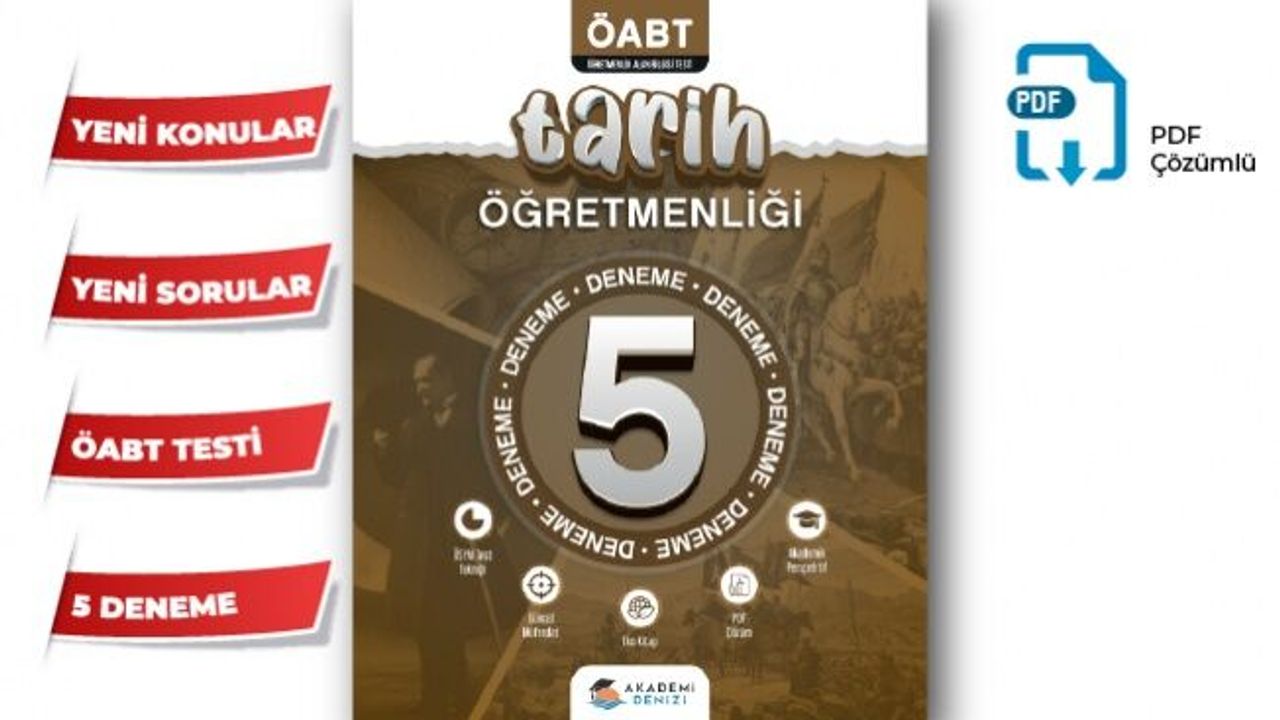 TARİH ÖĞRETMENLİĞİ KPSS ÖABT 5’Lİ DENEME SETİ