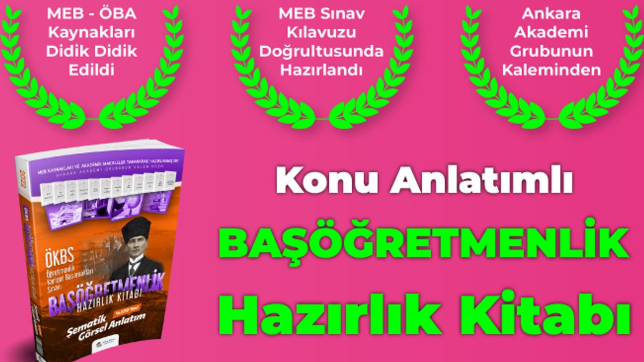 MEB BAŞÖĞRETMENLİK HAZIRLIK KİTABI (KONU)