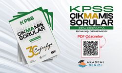 KPSS Çıkmamış Sorular 30'lu Coğrafya Branş Denemesi