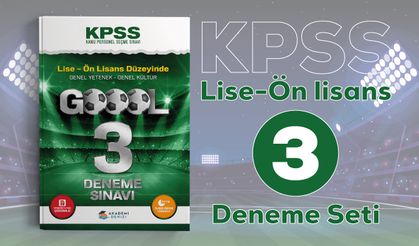 LİSE VE ÖN LİSANS DÜZEYİ GOOL DENEME SETİ