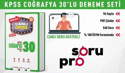 2024 KOZMİK ODA KPSS COĞRAFYA DENEME SETİ