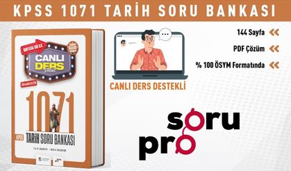 KPSS 1071 TARİH SORU BANKASI