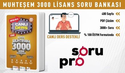 MUHTEŞEM 3000 KPSS LİSANS GYGK TÜM DERSLER SORU BANKASI