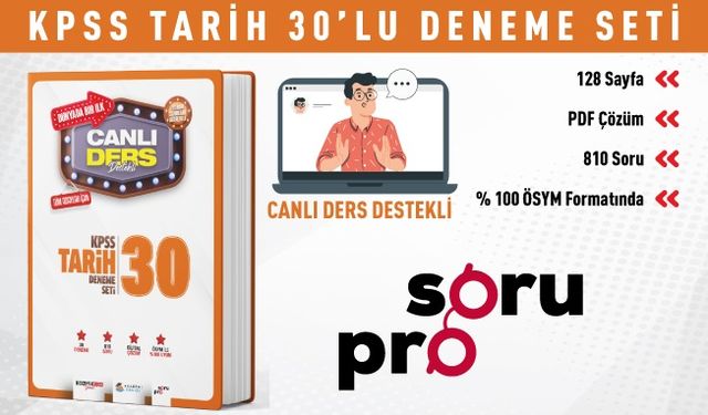 2024 KOZMİK ODA KPSS TARİH DENEME SETİ