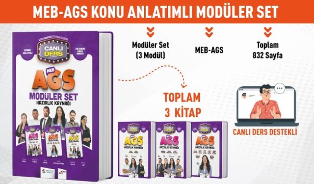 KONU ANLATIMLI MEB-AGS MODÜLER HAZIRLIK SETİ