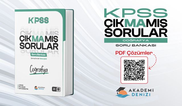 KPSS Çıkmamış Sorular Coğrafya Soru Bankası