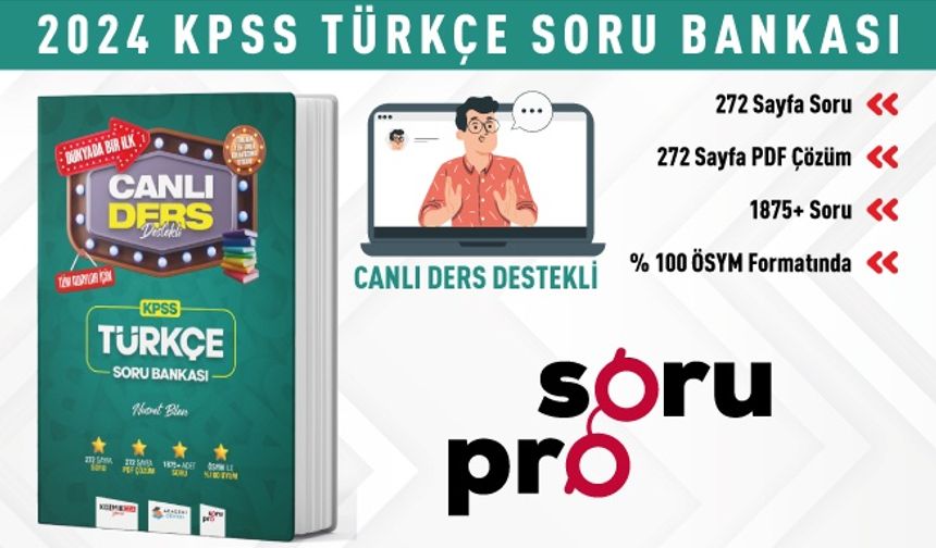 2024 KOZMİK ODA KPSS TÜRKÇE SORU BANKASI