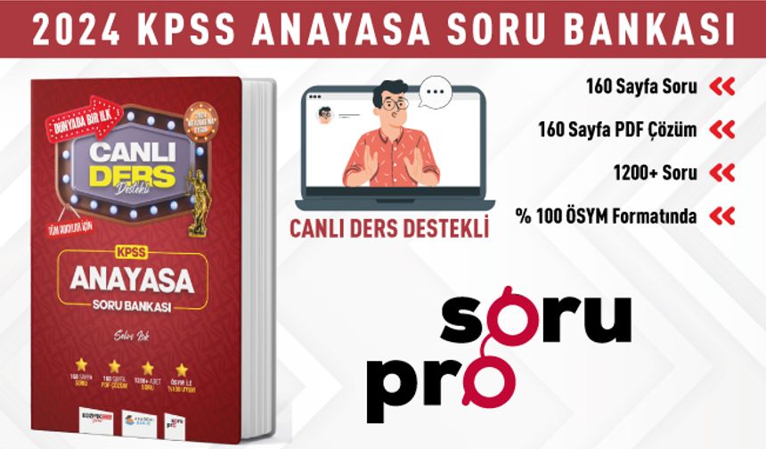 2024 KOZMİK ODA KPSS ANAYASA-VATANDAŞLIK SORU BANKASI