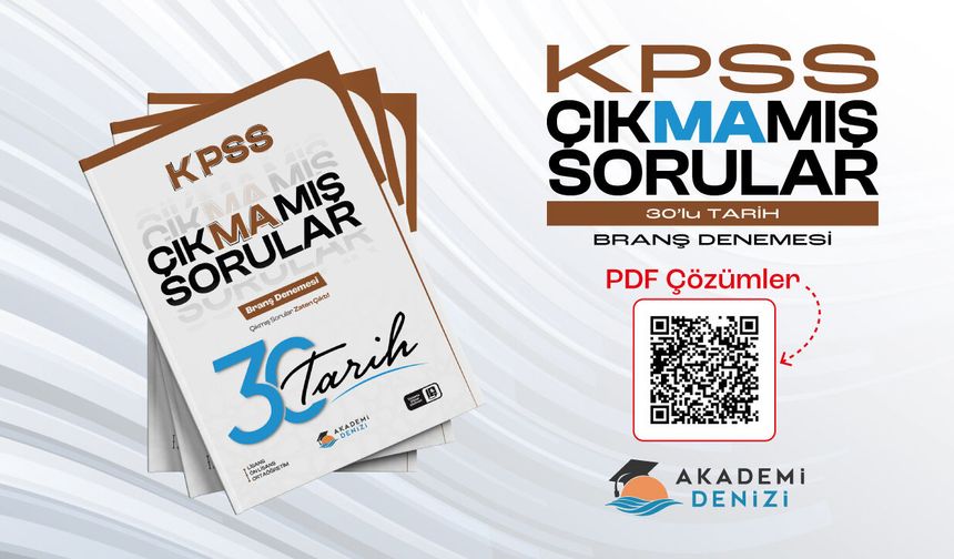 KPSS Çıkmamış Sorular 30'lu Tarih Branş Denemesi