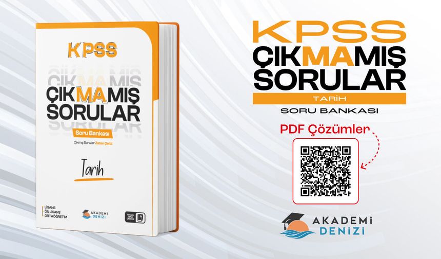 KPSS Çıkmamış Sorular Tarih Soru Bankası