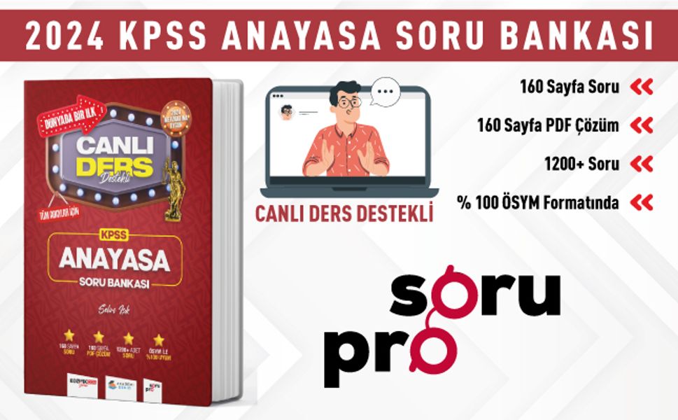 2024 KOZMİK ODA KPSS ANAYASA-VATANDAŞLIK SORU BANKASI