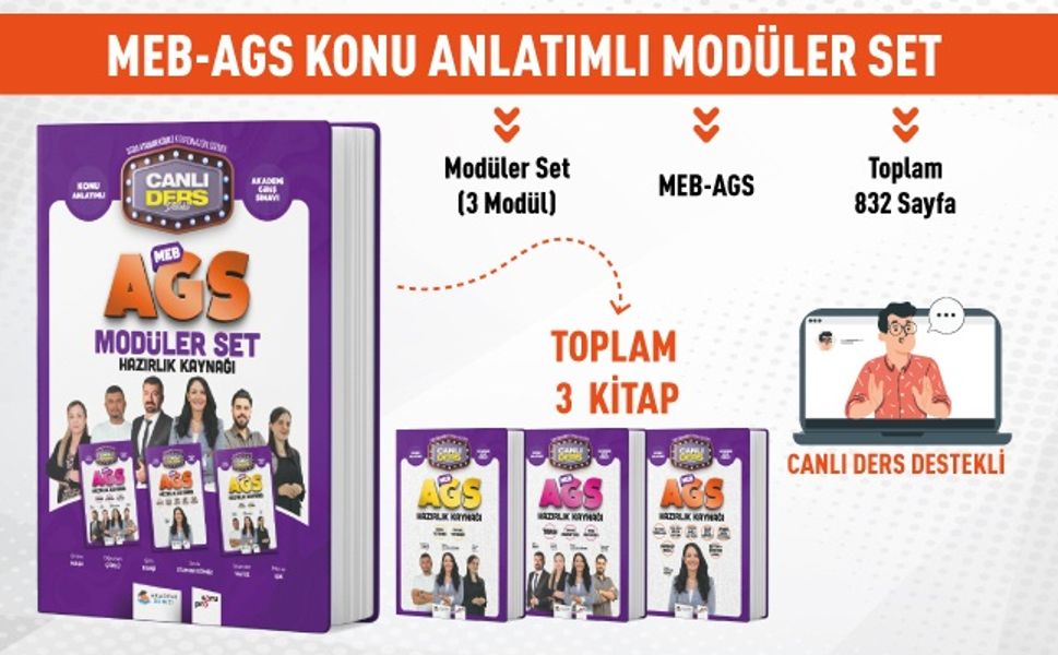 KONU ANLATIMLI MEB-AGS MODÜLER HAZIRLIK SETİ